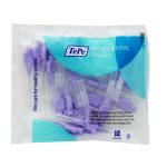 TEPE Interdental Brushes X-Soft LIGHT PURPLE 1.1mm 'PROFESSIONAL PACK' 25PCS