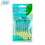 TEPE Interdental Brushes X-Soft 0.8 MM LIGHT GREEN 8PK