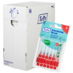 TePe Interdental Brush 0.5mm Red 6 Pack - Box of 10 Packs