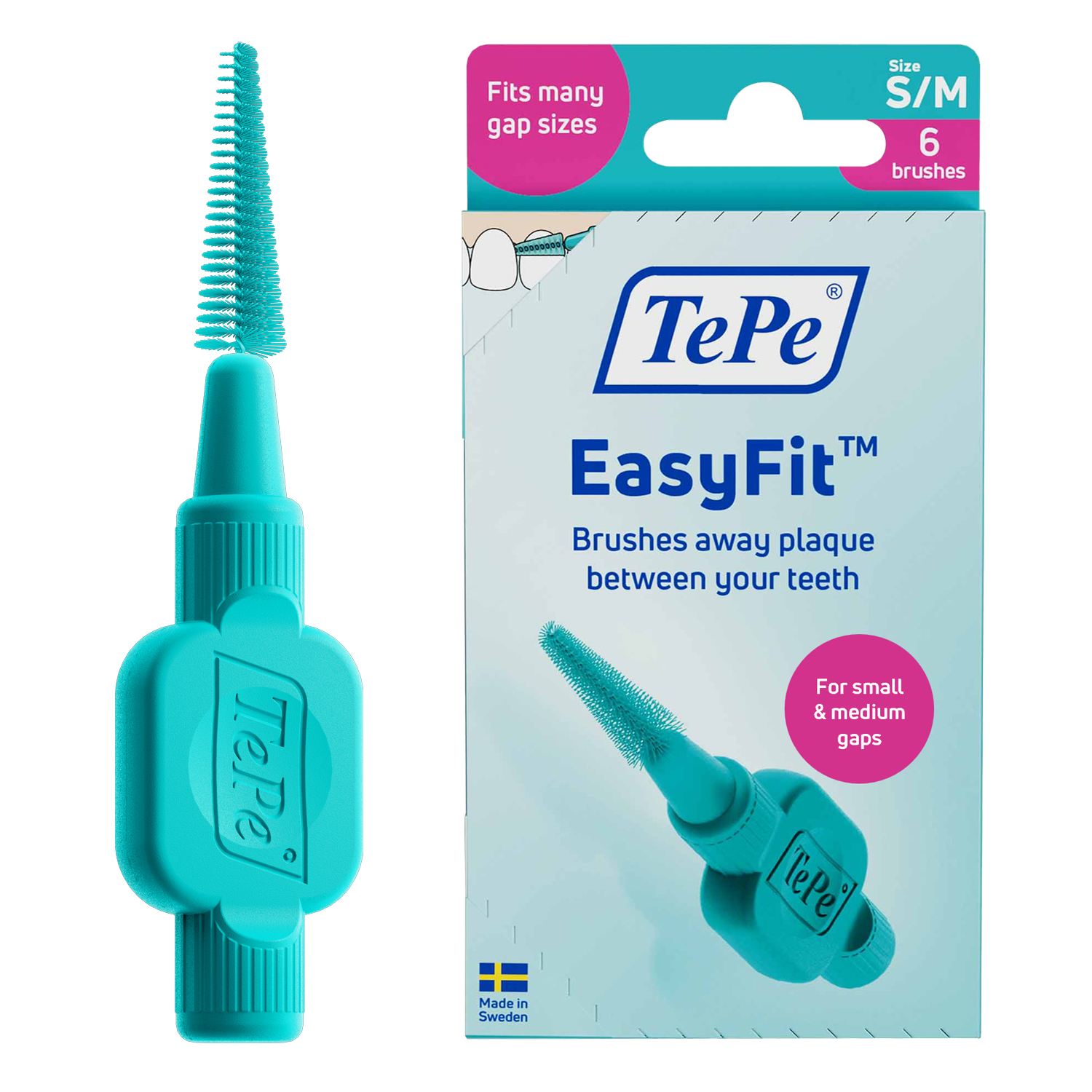 TePe EasyFit S/M 6 Pack
