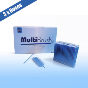 MULTIBRUSH BLUE 500 PCS 3x Boxes