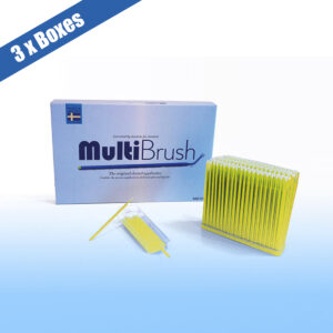 MULTIBRUSH YELLOW 500 PCS 3x Boxes