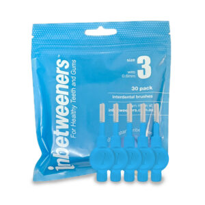 Inbetweeners Interdental Brushes - Blue - Size 3 - 0.6mm (30pcs)