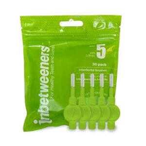 Inbetweeners Interdental Brushes - Green- Size 5 - 0.8mm (30pcs)
