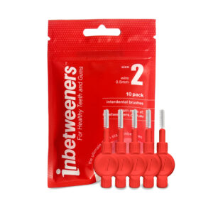 Inbetweeners Interdental Brushes - Red - Size 2 - 0.5mm (10pcs)