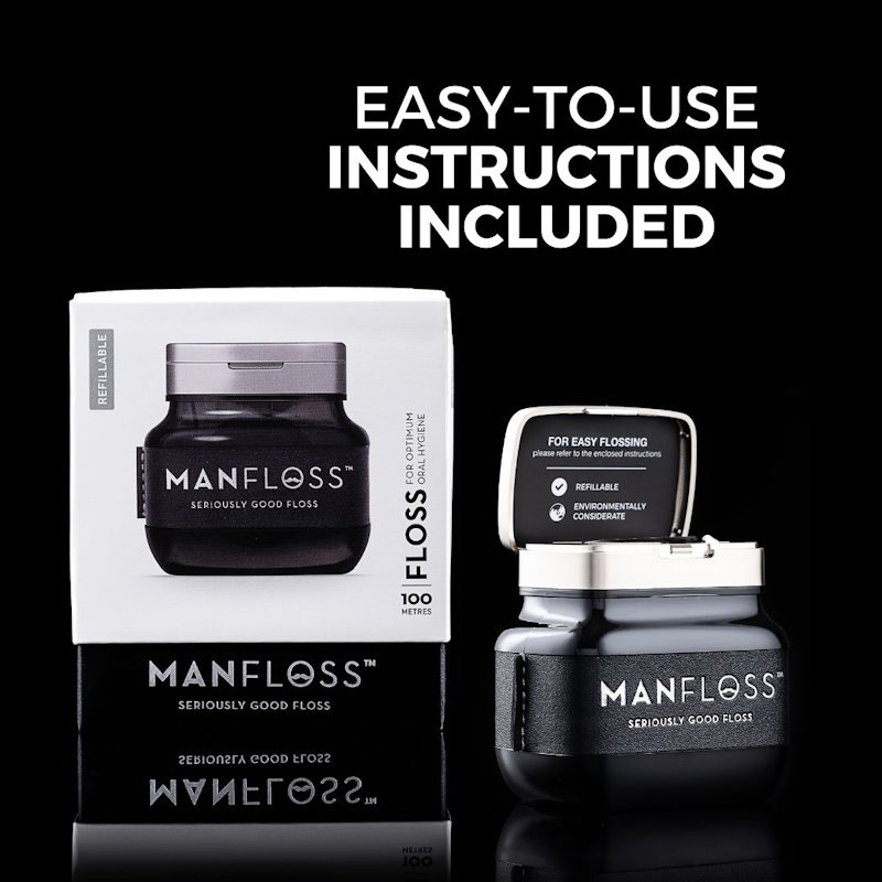 MANFLOSS Dispenser: 2 x 50m rolls BLACK Tape - Image 6