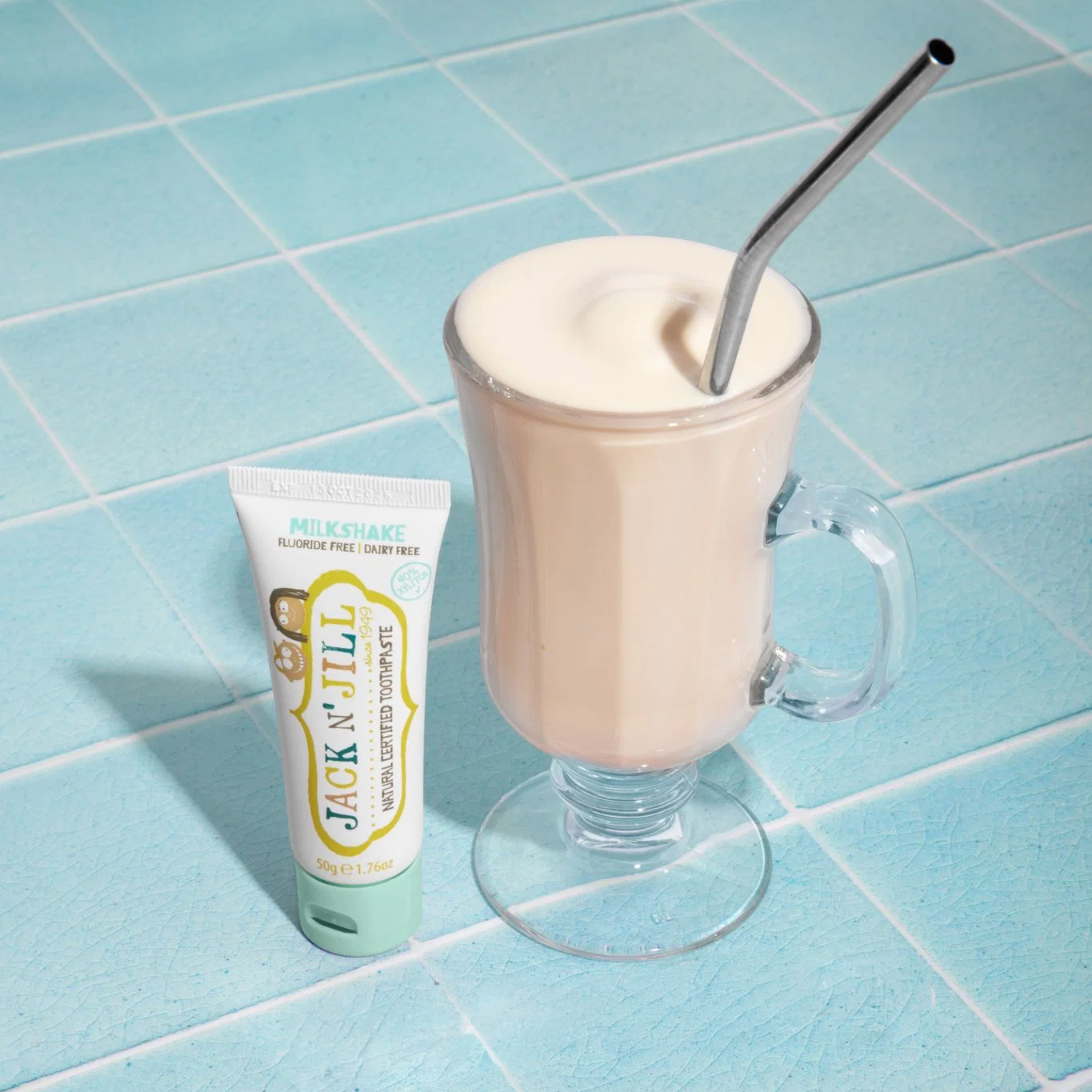 JACK N' JILL Natural Kids Toothpaste - Milkshake 50ml - Image 2