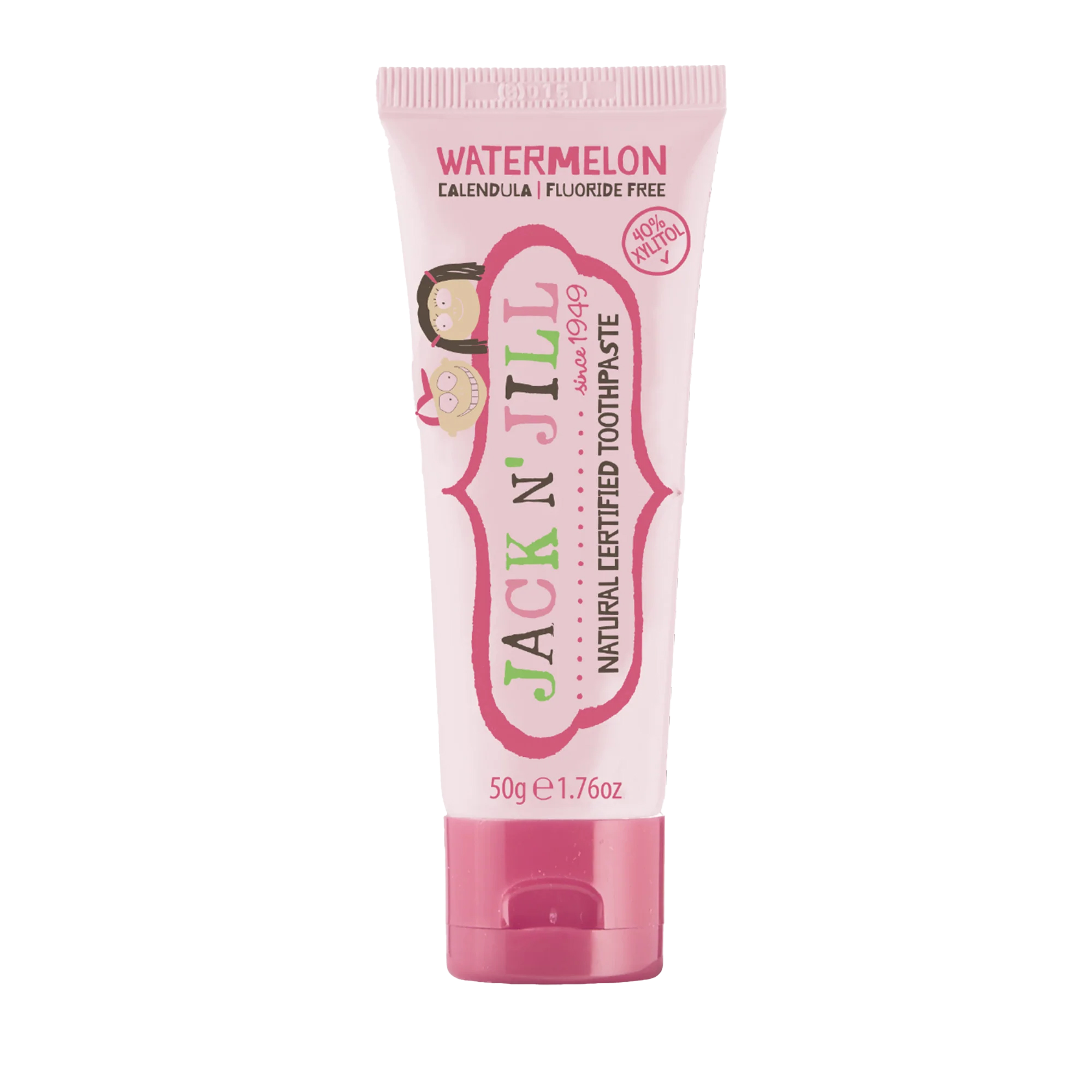 JACK N' JILL Natural Kids Toothpaste - Watermelon 50ml - Image 2