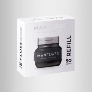 MANFLOSS Refill: 1 x 50m Roll BLACK Tape