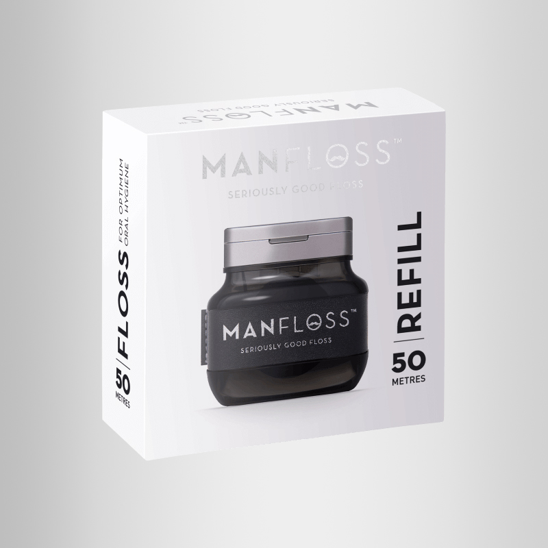 MANFLOSS Refill: 1 x 50m Roll BLACK Tape